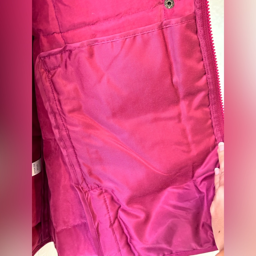 Orvis Women’s Quilted Vest Small Magenta Outdoor Winter Lined Outerwear Feathers - Picture 10 of 16